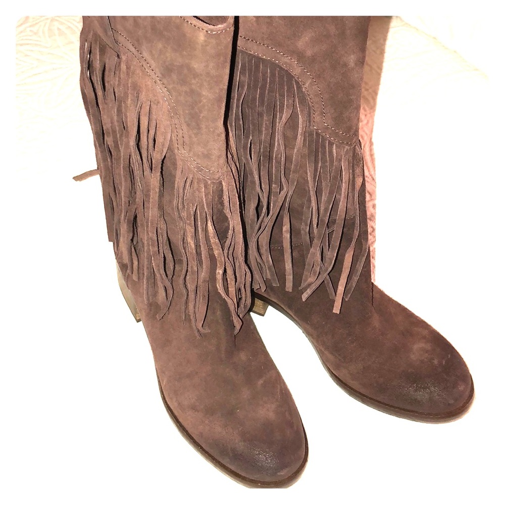 Lucky Brand Fringe Boots